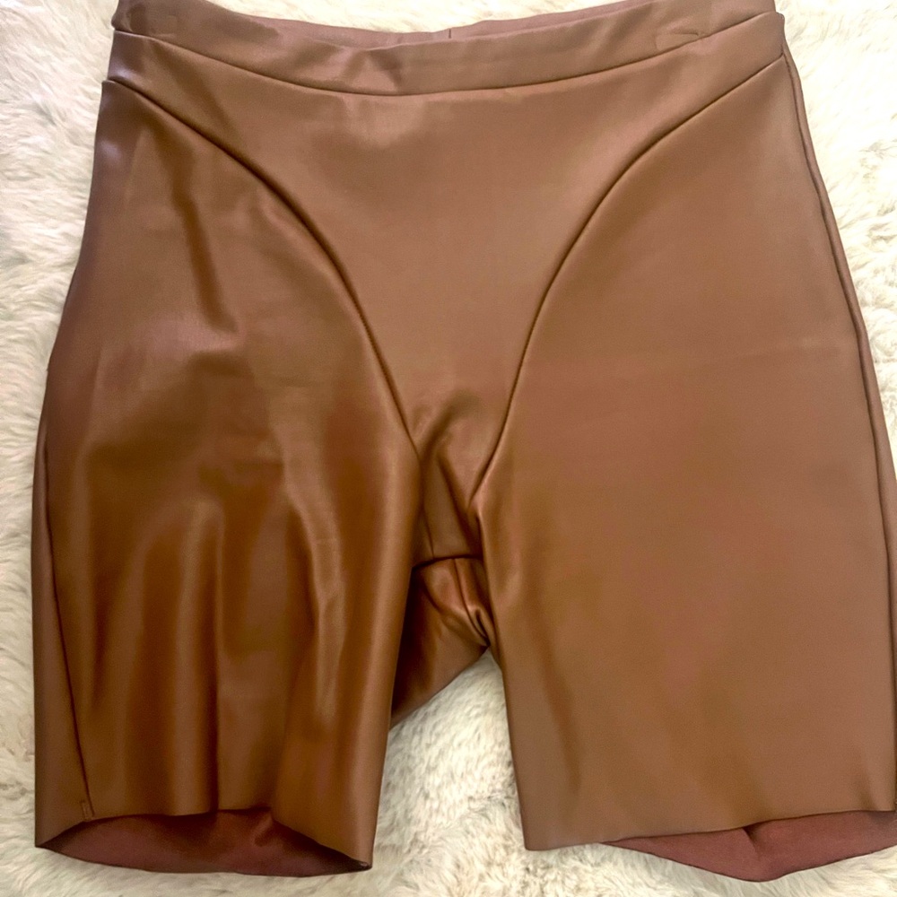 SKIMS vegan leather bike short